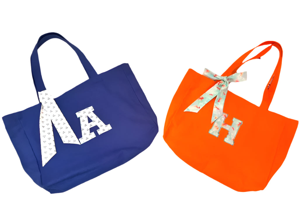 Tote Your Initials! Orange