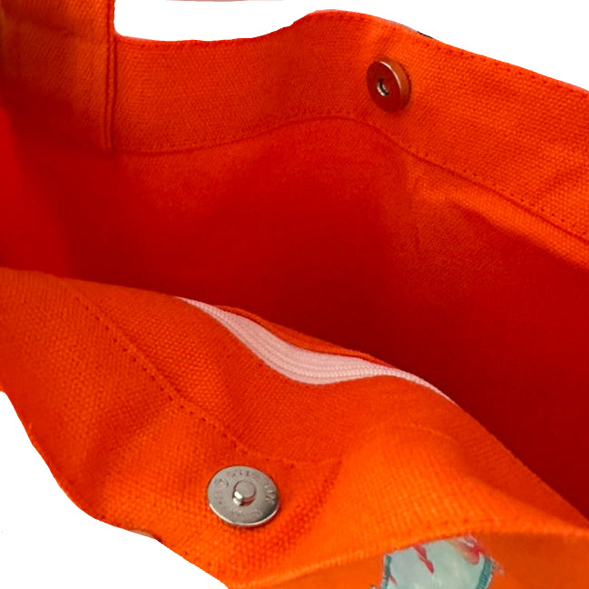 Tote Your Initials! Orange